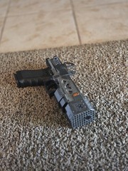 Custom Painted RE-45 Apex legends functional prop Airsoft gun