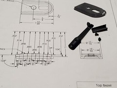 Benjamin 340, 342, 347 high rear sight with elevator & screws