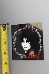 ZERO Skateboards Gothic Punk Souxie Banshees Z3A Vintage Skateboarding STICKER