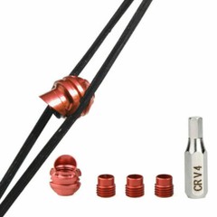 Archery 45/37 Degree Bow Peep Sight Hooked Housing 3 Inner Core Aperture Kit UE
