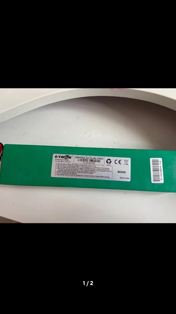 Original 36V 10.5AH battery for E-TWOW booster V ELECTRIC SCOOTER