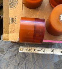 Power Paw 50/50 dual durometer Skateboard Wheels NOS 70’s Extremely Rare large