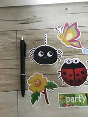 Childrens Butterfly Bugs Stickers Vinyl Waterproof PVC Luggage Laptop Decals Lot
