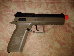 NEW ASG CZ P-09 Polymer Gas Blow Back Airsoft Pistol With Metal Slide – Black