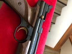 CROSMAN AMERICAN CLASSIC 1377 AIR PISTOL W/ MODEL 1399 SHOULDER STOCK