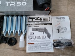 Umarex T4E TR50 (2292176) CO2 Paintball Revolver – New – Power Modified – 25J