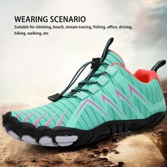 Ladies Beach Shoes Durable Lightweight Slip Proof For Fishing Green Popular
