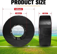 42″ Football Tackle Wheel High-Density Sponge Tackling Ring with Waterproof PU L