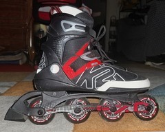K2 Exo Tech Men’s Inline Skates Size 12 Rollerblades 80mm ABEC 5 (Excellent)