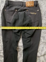 Lauria Garrelli Jump & Dressage Equestrian Riding Pants US 26 Black Full Seat