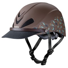 86TX Troxel Sure Fit Pro Dakota Hat Band Horse Riding Helmet Turquoise