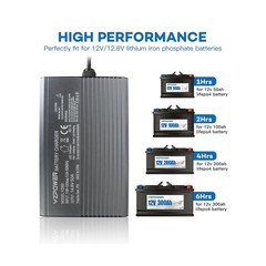 YZPOWER 14.6V 50A LifePO4 Battery Charger for Marine Boat RV Lawn Motor Motor…