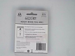 POWEREX AA battery and charger combo with 4 x 1.2V NiMH batteries
