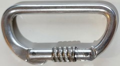 Chouinard Carabiner Vintage Locking D Shape Screw Gate Made in USA circa 1984