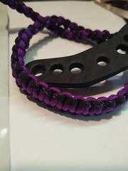 Acid purple and black Bling Sling, Archery bow wrist strap Free Ship Mathews