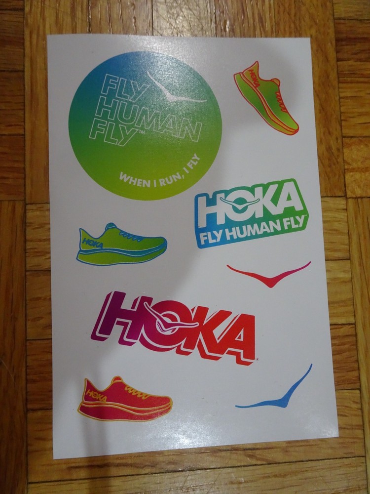 Sticker Decal Hoka running gear set of running stickers whole sheet