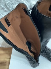 Ariat Black Leather Riding Equestrian Boots Women’s Sz 8.5 Wide Calf