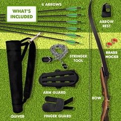 Samick Sage Takedown Recurve Bow and Arrow set-Full Ready to shoot Archery set
