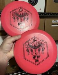 NEW! Old Stock Infinite Discs P@!R of D-Blend Myth Pink @175 Innova Disc Golf