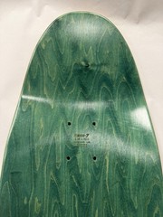 New Deal Templeton Bull Man Old School Skateboard Deck 9.35×32 Green Resin-7 A31