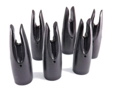 TSA Tonys Archery Glue On Nocks Black Fits 5/16-11/32 08BKARN24