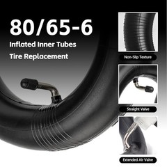 80/65-6 Scooter Tire Replacement, 255×80 10×3 Tire and Tube Set, 10 inch Tire,