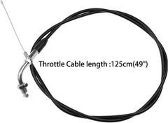 Twist Throttle Accelerator Handle Grips and Bent Cable Set for 50Cc 110Cc 125Cc