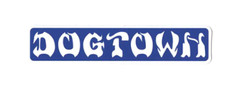 Dogtown Skateboards Bar Logo Sticker Blue 8″ -FREE SHIPPING!