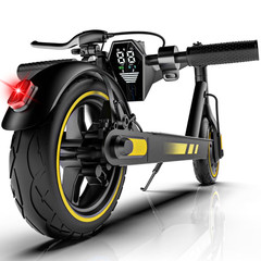 Electric Scooter for Adults – 500W Motor 10″ Air Tires Portable Commuting Scoote