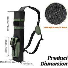 Archery Lightweight Back Arrow Quiver Arrow Holder Adjustable Arrow Backpack Bag