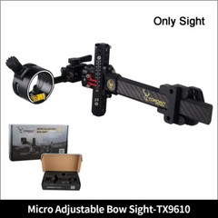 Archery Compound Bow Sight 4X 6X 8X Micro Adjustable Outdoor Hunting Shooting