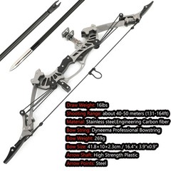 6″/7.4″/7.9″/8.6″/8.8″/9.5″/16″ Compound Bow Set Training Bow RH/LH for Arche…