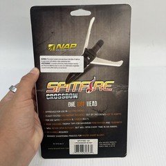NAP New Archery Spitfire 125 Grain 3 Pack 1.5” Cut – Mechanical Broadheads {18}