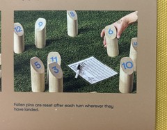 NEW Embark Numbered Pins Game Counting Educational Math Outdoor/Indoor Ages 6+