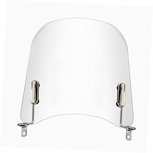 Universal Motorcycle Windshields 16.5″x17.2″ Windscreen Wind Splitter Wind