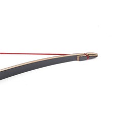 60″ Traditional Longbow Recurve Bow Wooden 30-50LBS for Outdoor Archery Hunting