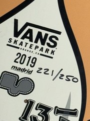 Steve Caballero Signed Vans shaped skateboard limited numbered 221/250 RARE