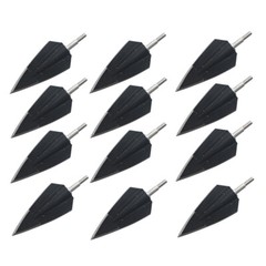 12PCS Archery Arrowheads Compound Bow Broadhead 150 Grain For Big Animals