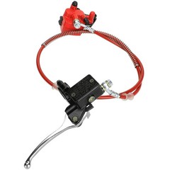 FVRITO Front Disc Hydraulic Brake Master Cylinder Caliper Handle Lever Red