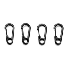 10 Pcs Mini Heavy Carabiner Snap Hook Clip Aluminum Outdoor Camping Key Chain US