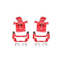 Power Stop Rear S5010 Pair of High-Temp Red Powder Coated Calipers for Buick …
