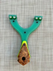 Custom Handmade. Hunting Slingshot. OTT. 90mm.