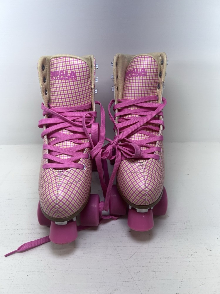 Impala Roller Skates Women’s size 9 Pink/ Tartan/ Lightly used, great condition