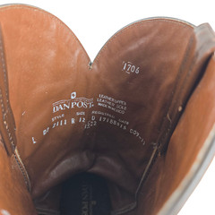 Dan Post Brown Western Cowboy Boots Style 2111 Men’s 12D