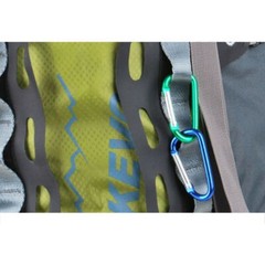 50/100 Pack Aluminum Carabiner Key Hook Keychain Buckle D Shape Spring Clip Snap