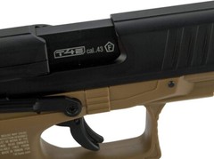 Umarex T4E Walther PPQ M2 .43Cal FDE Paintball Pistol & Blue100 Rubber Balls&CO2