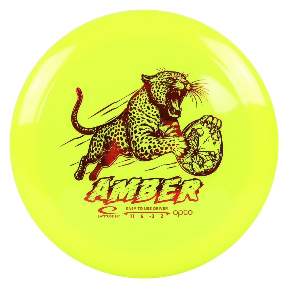Latitude 64 Disc Golf Opto Amber Distance Driver 11/6/-3/2 – Choose Exact Disc