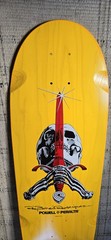 Powell Peralta Skull And Sword Ray Bones Rodriguez Skateboard Deck Rare Colorway