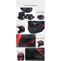 Triperson Dirt Bike Off-Road Motocross Atv Motorcycle Helmet For Men