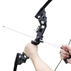 12Pcs 30″ Archery Carbon Arrows White Shaft Spine 500 for Recurve Compound Bow